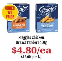 Farmer Jack's Steggles Chicken Breast Tenders offer