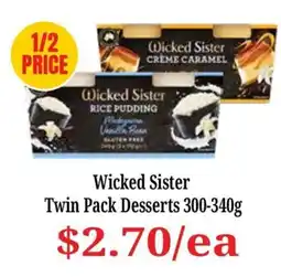 Farmer Jack's Wicked Sister Twin Pack Desserts offer