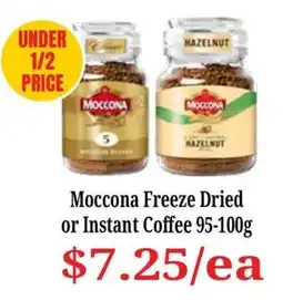 Farmer Jack's Moccona Freeze Dried or Instant Coffee offer