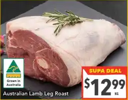 Supa Valu Australian Lamb Leg Roast offer