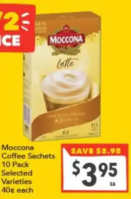 Supa Valu Moccona Coffee Sachets offer