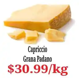 Farmer Jack's Capriccio Grana Padano offer
