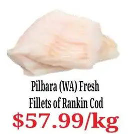 Farmer Jack's Fillets of Rankin Cod offer