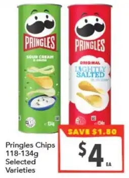 Supa Valu Pringles Chips Selected Varieties offer