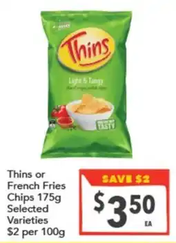 Supa Valu Thins offer