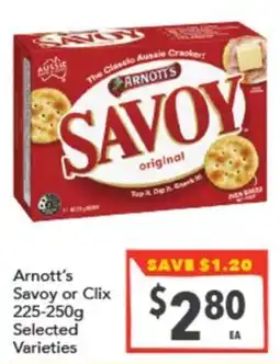 Supa Valu Arnott's Savoy offer