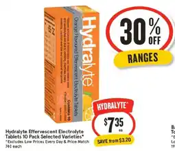 IGA Hydralyte Effervescent Electrolyte Tablets offer