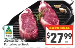 Supa Valu Australian Beef Porterhouse Steak offer
