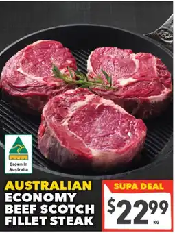 Supa Valu Australian Economy Beef Scotch Fillet Steak offer