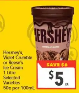 Supa Valu Hershey's Ice Cream offer