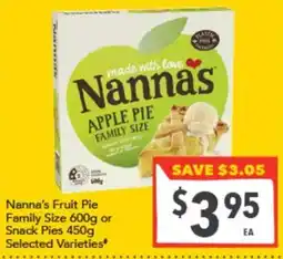 Supa Valu Nanna's Fruit Pie offer