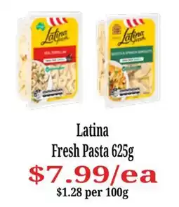 Farmer Jack's Latina Fresh Pasta offer