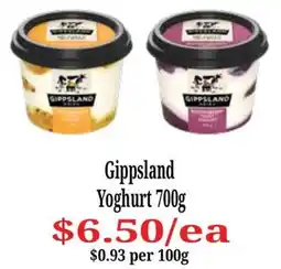 Farmer Jack's Gippsland Yoghurt offer