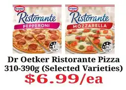 Farmer Jack's Dr Oetker Ristorante Pizza offer