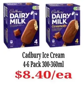 Farmer Jack's Cadbury Ice Cream offer
