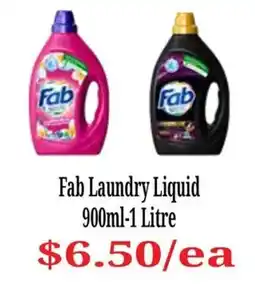 Farmer Jack's Fab Laundry Liquid offer