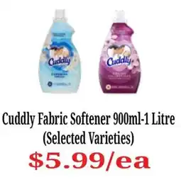 Farmer Jack's Cuddly Fabric Softener offer
