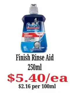 Farmer Jack's Finish Rinse Aid offer