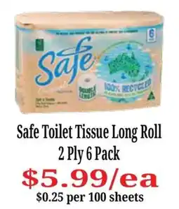 Farmer Jack's Safe Toilet Tissue Long Roll offer