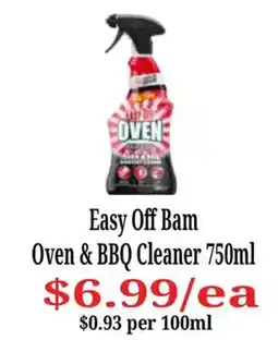 Farmer Jack's Easy Off Bam Oven & BBQ Cleaner offer