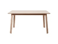 LivingStyles Capri White Oak Timber Dining Table, 200cm offer