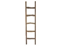 LivingStyles Tropica Driftwood Commercial Grade Reclaimed Teak Timber Ladder Rack offer