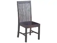 LivingStyles Laholm Mango Wood Dining Chair, Chocolate offer