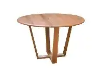 LivingStyles Chester Tasmanian Oak Round Dining Table, 120cm offer