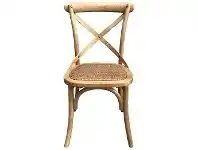 LivingStyles Auray Beech Timber Cross Back Dining Chair, Set of 2, Natural offer