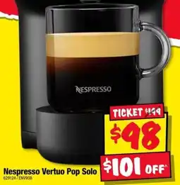 JB Hi-Fi Nespresso Vertuo Pop Solo offer
