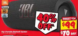 JB Hi-Fi JBL Flip 6 Portable Bluetooth Speaker offer