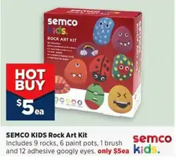 Spotlight Semco Kids Rock Art Kit offer
