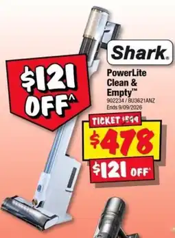 JB Hi-Fi Shark PowerLite Clean & Empty offer
