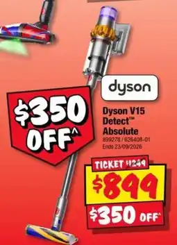 JB Hi-Fi Dyson V15 Detect Absolute offer