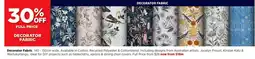 Spotlight Decorator Fabric offer