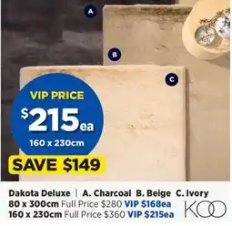 Spotlight Dakota Deluxe offer
