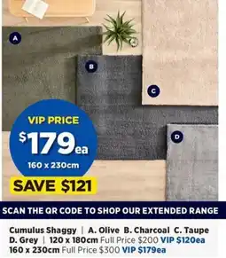 Spotlight Cumulus Shaggy offer