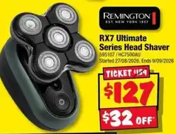 JB Hi-Fi Remington RX7 Ultimate Series Head Shaver offer