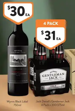 Foodworks Jack Daniel's Gentleman Jack offer