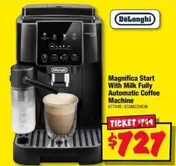 JB Hi-Fi DeLonghi Magnifica Start With Milk Fully Automatic Coffee Machine offer