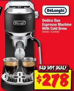 JB Hi-Fi DeLonghi Dedica Duo Espresso Machine With Cold Brew offer