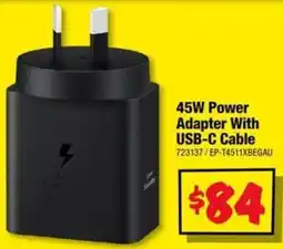 JB Hi-Fi 45W Power Adapter With USB-C Cable offer