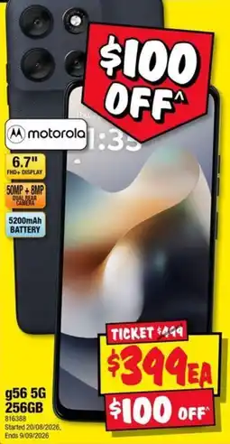 JB Hi-Fi motorola g56 5G offer