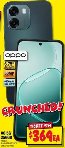 JB Hi-Fi OPPO A6 5G offer