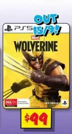 JB Hi-Fi Marvel Wolverine offer