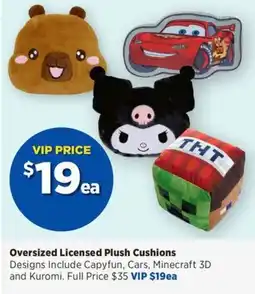 Spotlight Oversized Licensed Plush Cushions offer