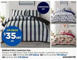 Spotlight Emerald Hill Comforter Sets offer