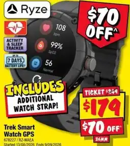 JB Hi-Fi Ryze Trek Smart Watch GPS offer