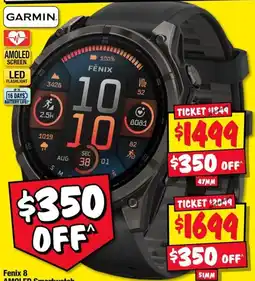 JB Hi-Fi Garmin Fenix 8 AMOLED Smartwatch offer