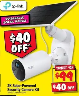 JB Hi-Fi 2K Solar-Powered Security Camera Kit offer